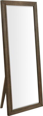 Intercon Preston 30 Wide Bedroom Floor Mirror, Weathered Vintage Oak