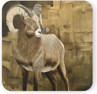 Ram Cork Back Coaster Square