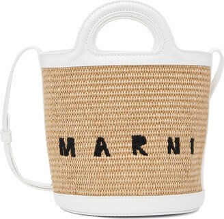 White Mini Tropicalia Bucket Bag