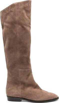 Ginny suede knee boots-AA