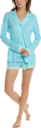 2Pc Bella Pajama Short Set-AB