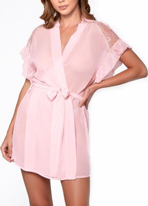 Women's Mia Chiffon and Lace Sheer Robe