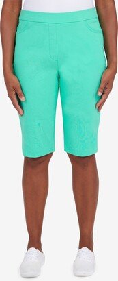 Petite Classics Tummy-Control Bermuda Shorts