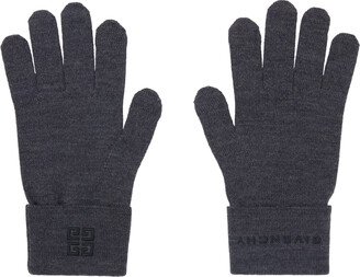 Gray Logo Gloves