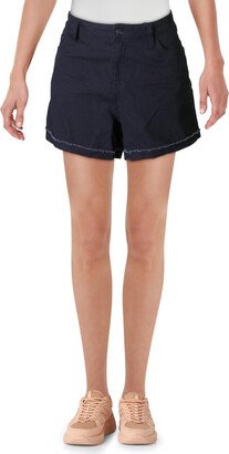 Juniors Womens Denim Midi Denim Shorts