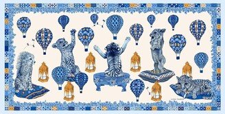 Ilona Tambor Pareo Silk Cotton The Cats Empire Blue