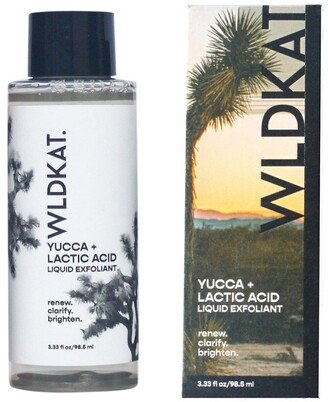 WLDKAT Yucca+ Lactic Acid Liquid Exfoliant 3.33 fl oz