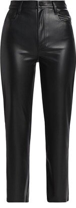 Logan Stovepipe Faux Leather Straight-Leg Pants