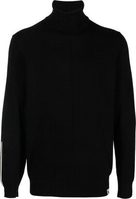 Logo-Embroidered Roll-Neck Jumper-AB