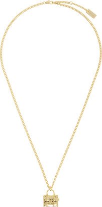 Gold 'The Tote Bag' Necklace