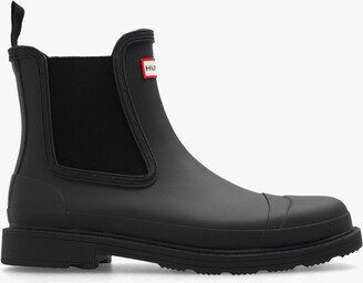 ‘Commando Chelsea’ Rain Boots - Black