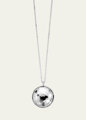 Sterling Silver Classico Goddess Hammered Pendant Necklace