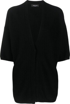 V-neck cashmere cardigan-AW