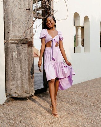 Women's Lavendula High Low Hem Tiered Skirt by @ayeciara