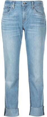 Slim-Cut Denim Jeans-AH