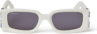 Rectangle Frame Sunglasses-AR