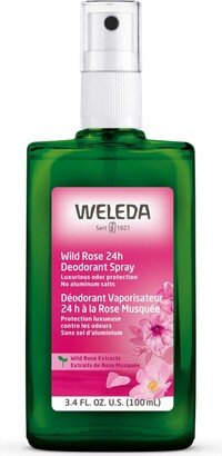 Wild Rose 24 Hours Deodorant Spray, 3.4 oz