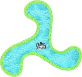 DuraForce Boomerang Tiger Blue-Green, Dog Toy