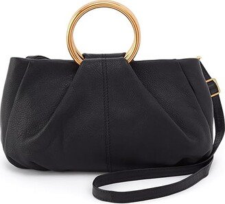 Sheila Hard Ring Satchel (Black) Satchel Handbags