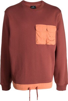 Embroidered-Logo Cotton Jumper-AA