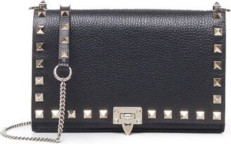 Rockstud Pouch In Calfskin