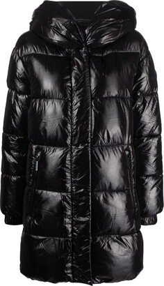 Hooded Puffer Coat-AE