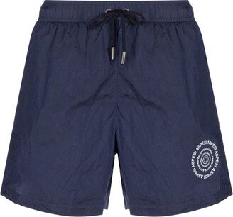 Logo-Print Swim Shorts-AI