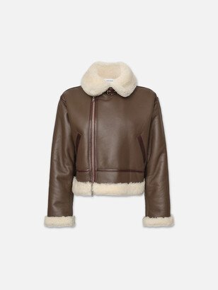 Boxy Shearling Jacket