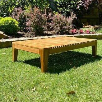 Posh Pollen Beespoke Malibu Outdoor Patio Teak Coffe Table