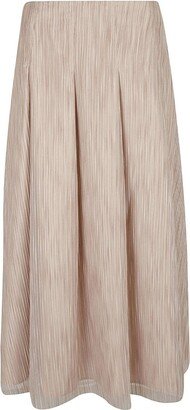 Pleated Midi Skirt-AV