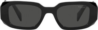 Prada Eyewear Rectangular Frame Sunglasses-AB