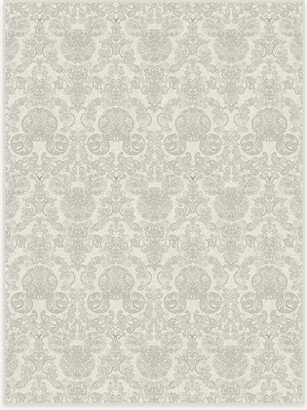 Mickey Damask Light Grey Rug