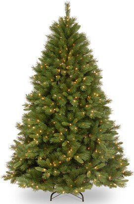 National Tree Company National Tree 7.5' Winchester Pine Hinged Tree with 500 Clear Lights