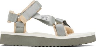 Gray & White DEPA-2PO Sandals