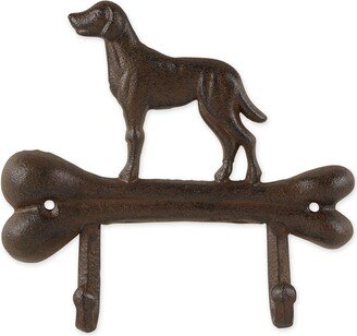 Dog With Bone Wall Hook - 7 x 1.5 x 6.75 inches