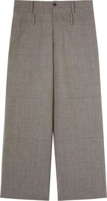 Double Belted Wide Leg Trouser