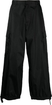 Wide-Leg Cargo Trousers-AU