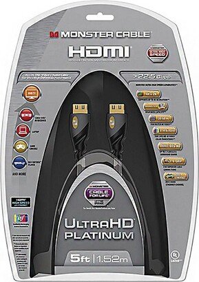 Monster Cable Monster Platinum 5 Ft. 4K Ultra Hd Hdmi Cable