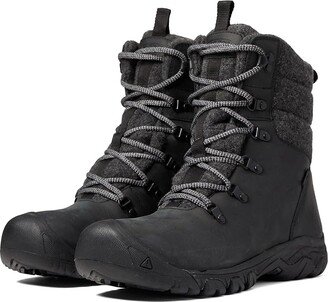 Greta Boot Waterproof (Black/Black Wool) Women's Waterproof Boots