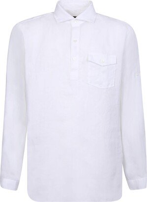 Linen White Polo Shirt