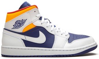 Mid Royal Blue/Laser Orange sneakers