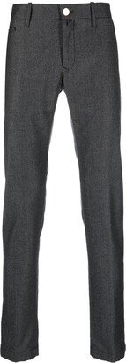 Straight-Leg Trousers-DX