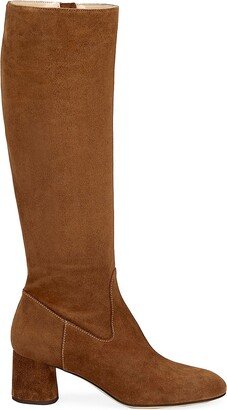 Lorette 50MM Suede Knee-High Boots