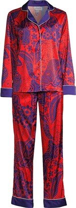 Averie Sleep Floral Print Long Pajama Set