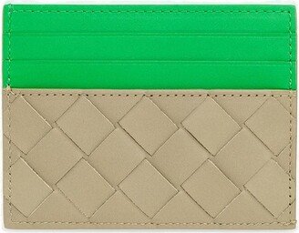 Two-Tone Woven Cardholder