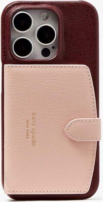 Morgan Colorblocked Iphone 14 Pro Cardholder Case-AB