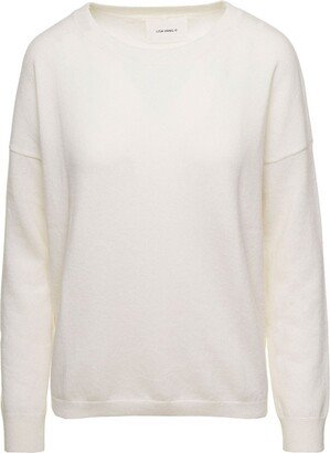 Long-Sleeved Ribbed Crewneck Jumper