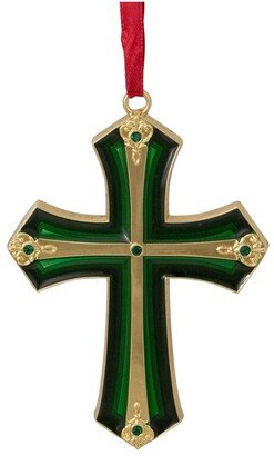 Northlight Layering Effect Cross Christmas Ornament with Crystals