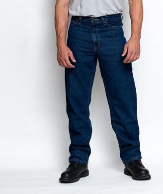 Full Blue Men' Big & Tall Relaxed Fit 5 Pocket Jean | Dark Wah 42W x 30L