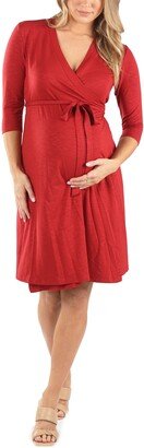 Maternity/Nursing Wrap Dress